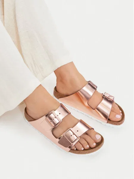 Birkenstock Papucs Arizona Metallic rózsaszín