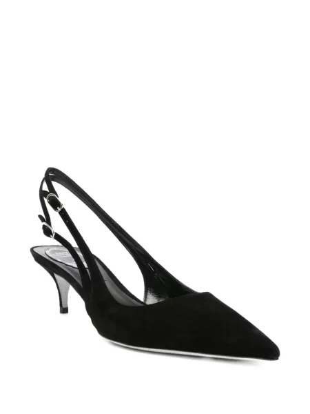 Pantofi cu toc Rene Caovilla slingback negru