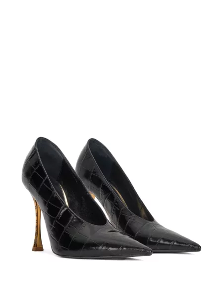 Pantofi cu toc Roberto Cavalli negru