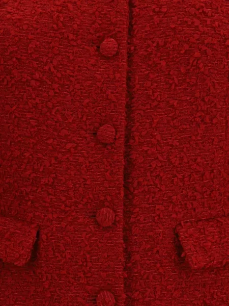 Bouclé rochie mini Magda Butrym roșu