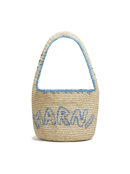 Torebka hobo Marni beżowa