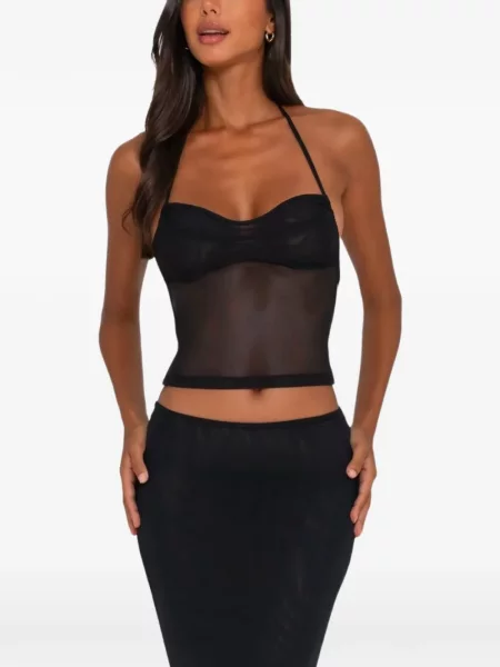 Top Fae Swim negru