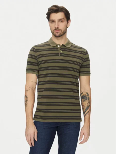 Polo majica Marc O'Polo zelena