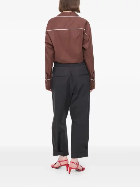 Șnur de strângere pantaloni Plan C negru