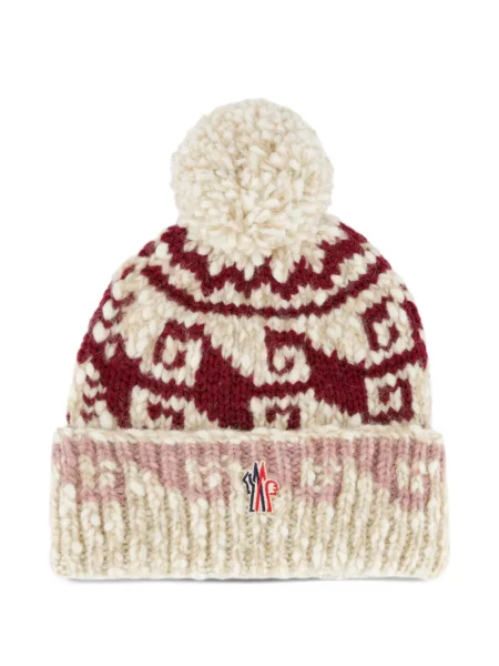 Πλεκτός σκούφος Moncler Grenoble πομ-πον
