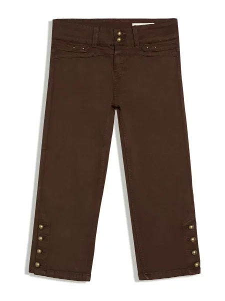 Bershka Jeans ciocolatiu