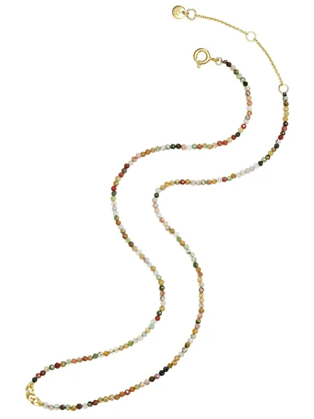 Glanzstücke München Verižica zlata / zelena / petrol rdeča