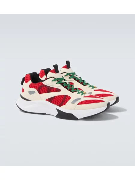 Sneakerși Valentino Garavani plasă roșu