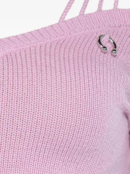 Top Chiara Ferragni tricotate roz