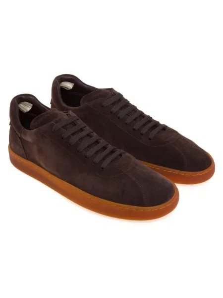 Sneakersy Officine Creative skórzane brązowe