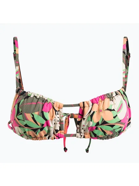 Olcsóbban. Fürdőruha felső ROXY Printed Beach Classics Bralette anthracite palm song s. Méret: S