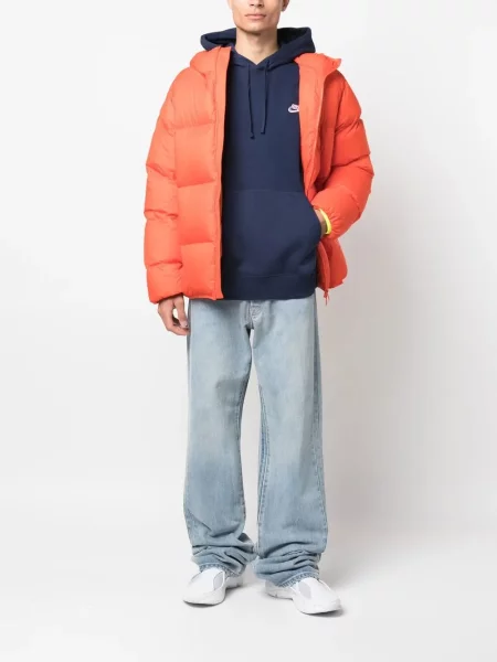 Pantaloni scurți Nike tricotate alergare cu broderie gri