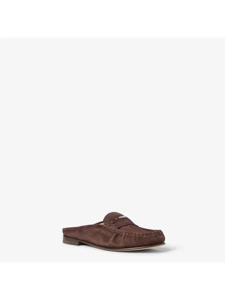 Klapki mules Fendi brązowe