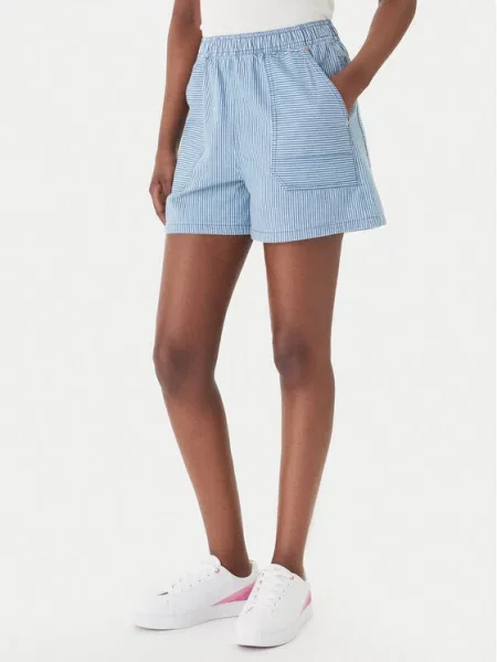 Roxy Jeans kratke hlače Stay Wavy Svetlo modra