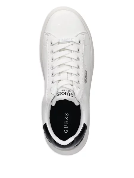 Fűzős csipkés sneaker Guess fehér
