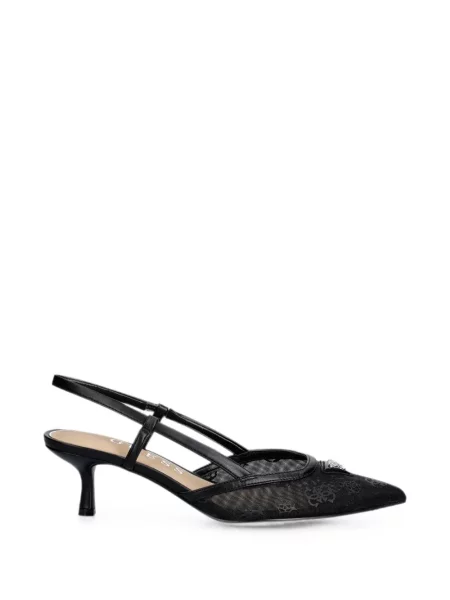 Pantofi cu toc Guess cu imagine negru