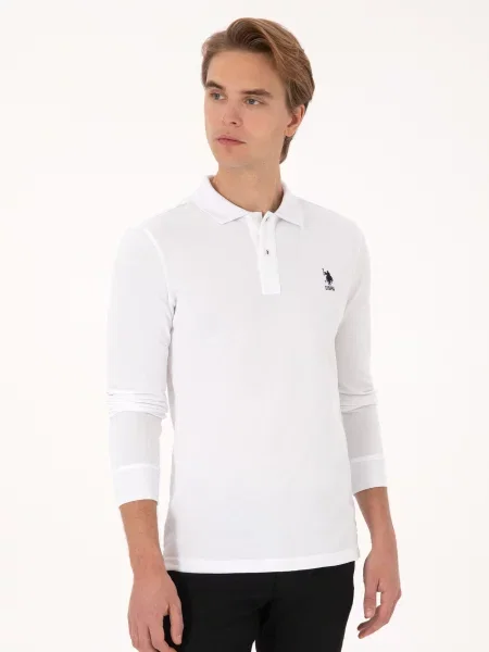 Поло US Polo білий