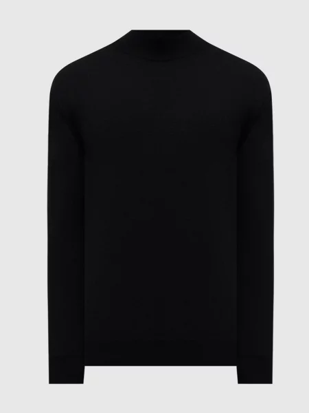Светр з вовни мериноса Cashmere&whiskey чорний