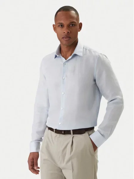 Košile Calvin Klein modrá