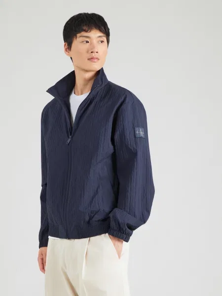 Calvin Klein Jeans Prechodná bunda námornícka modrá