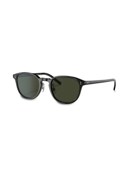 Apvalūs saulės akiniai Oliver Peoples juoda