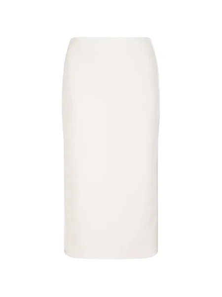 Fustă Elisabetta Franchi cu crăpătură alb