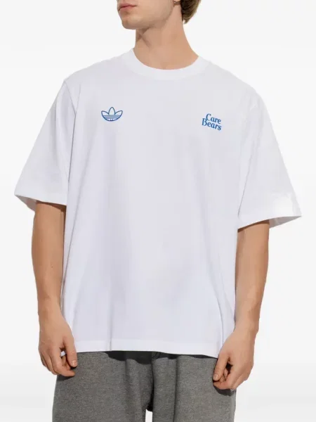 Vestă Adidas alergare cu dungi tricotate albastru
