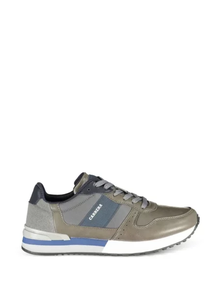Sneakerși Carrera cu șireturi din piele maro