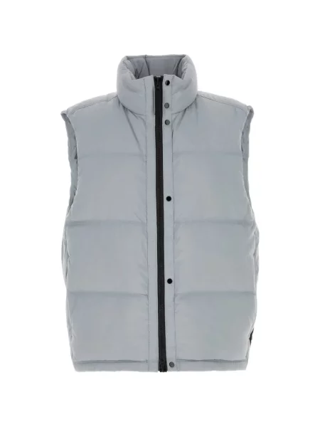 Matlasat vestă Stone Island cu strasuri albastru