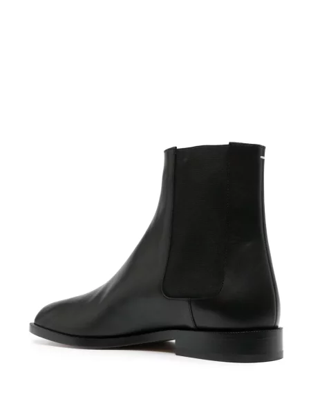Кожени боти тип челси Maison Margiela черно