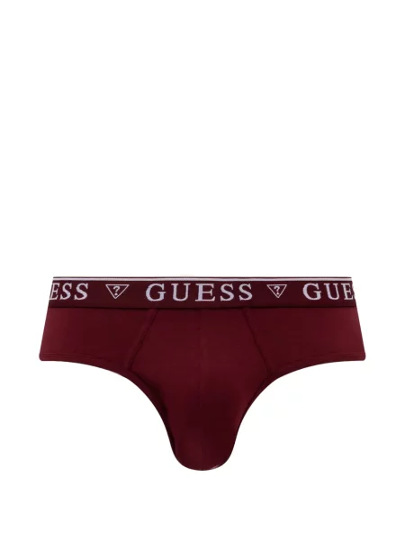 Chiloți multipac Guess cu autograf negru