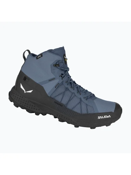 Bocanci de trekking pentru bărbați Salewa Pedroc Pro Mid Ptx java albastru/negru negru