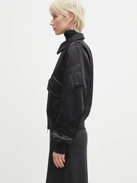 Μπουφάν Bomber Jacket μαύρο