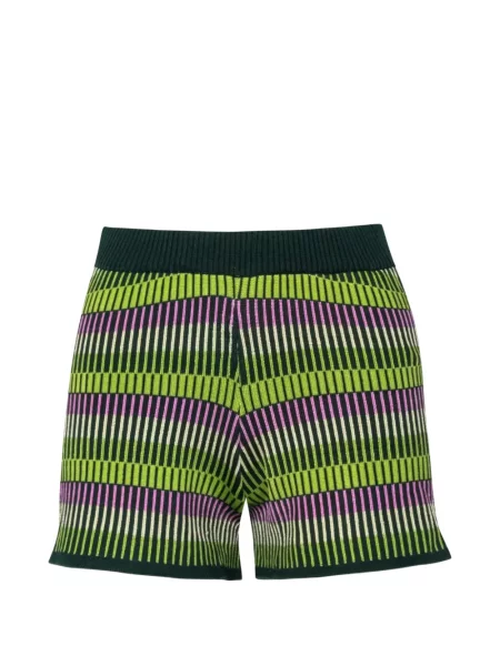 Pantaloni scurți Baobab cu talie înaltă verde
