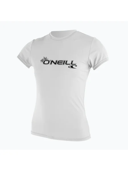 Cămașă de înot pentru femei O'Neill Basic Skins Sun Shirt alb