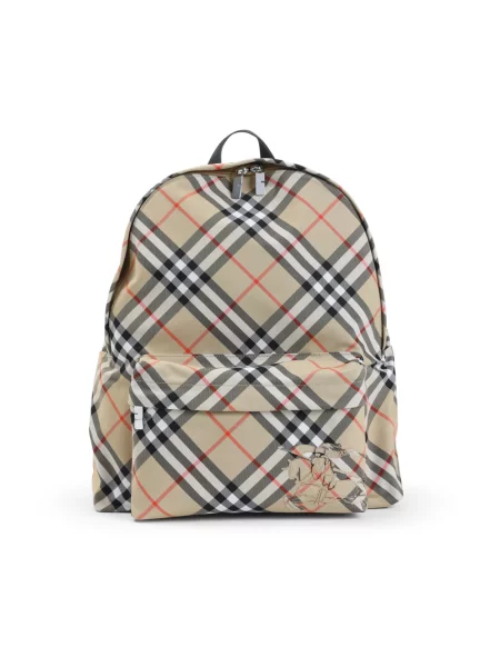 Torba Burberry w kratę beżowa