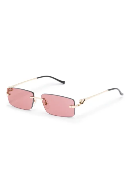 Okulary przeciwsłoneczne Cartier Eyewear brązowe