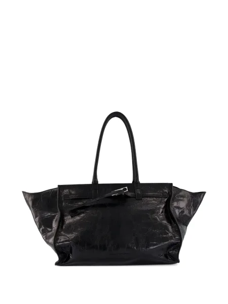 Kožna kožna torba Benedetta Bruzziches crna