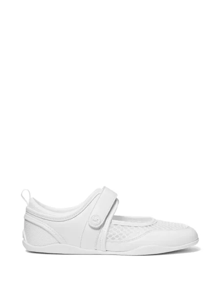 Sneakerși Michael Kors cu bretele alb