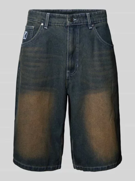 Karl Kani szorty jeansowe niebieski czarne