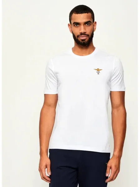 Aeronautica Militare Tricou | Regular Fit alb