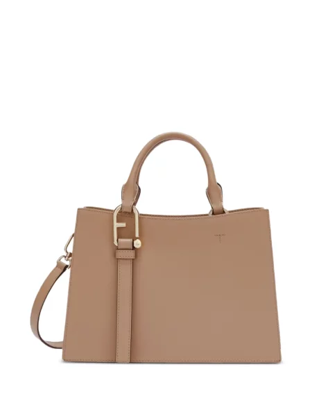 Τσάντα shopper Furla καφέ