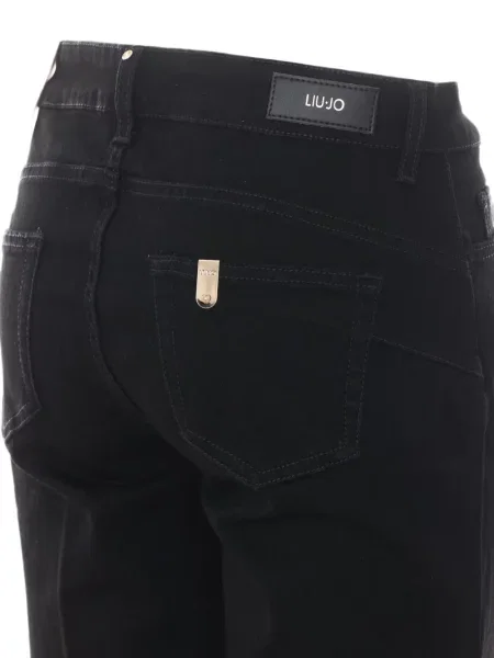 Слаб дънки skinny fit Liu Jo с автограф черно