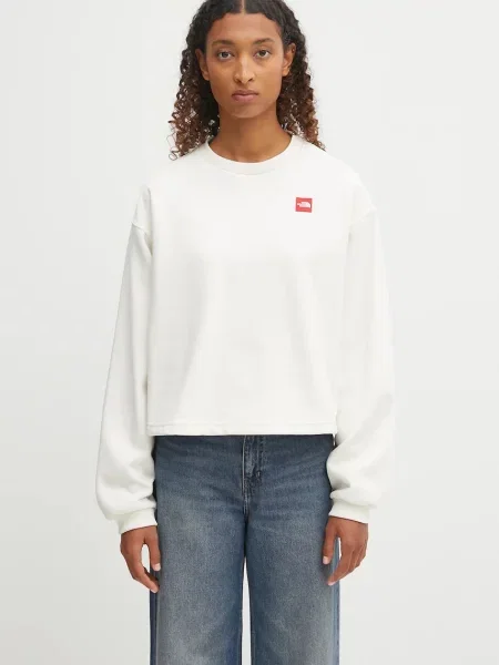 The North Face bluză Redbox cu imprimeu bej