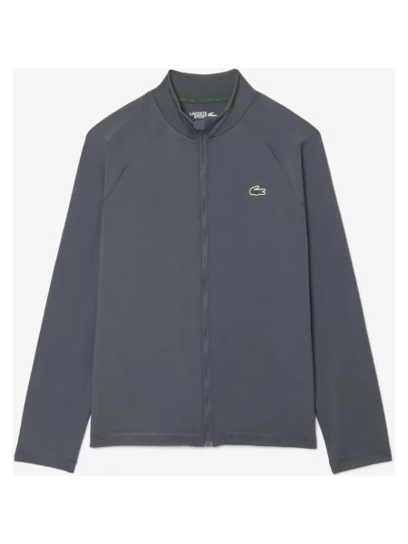 Bluza Lacoste Ultra Dry Stretch Full Zip ciemny zielony S szary