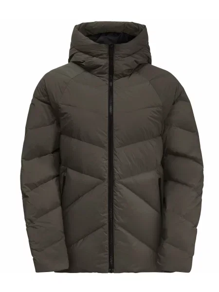 Пуховик Jack Wolfskin Marienplatz Jkt коричневий