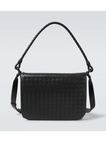 Usnjena torba Bottega Veneta Handle rjava