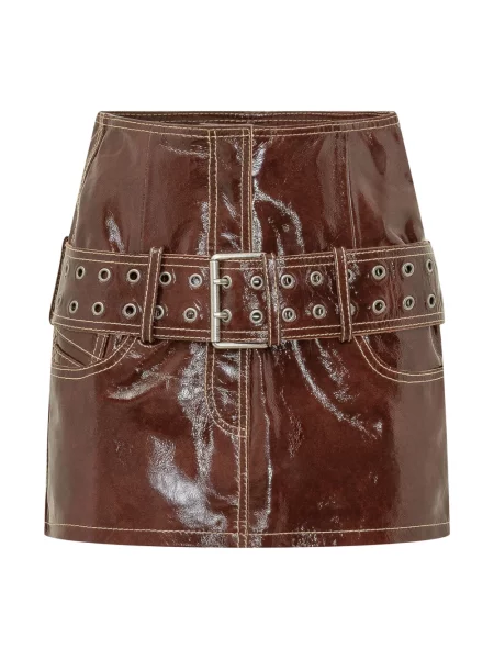 Spódnica mini Diesel brązowa