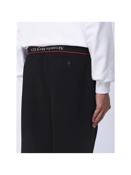 Spodnie Alexander Mcqueen czarne