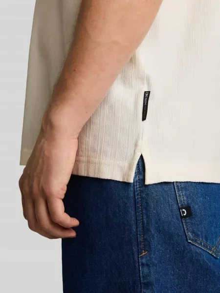 Koszulka polo z czystej bawełny o kroju regular fit Tom Tailor Denim biała